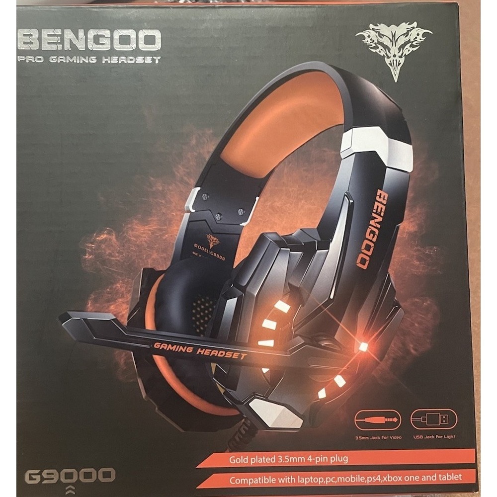 BENGOO Stereo Pro Gaming Headset for PS4, PC, Xbox One Controller, Noise Cancell